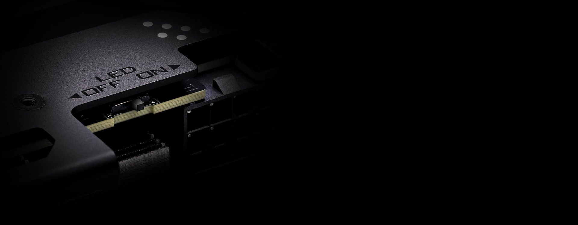 VGA LED On/Off Switch